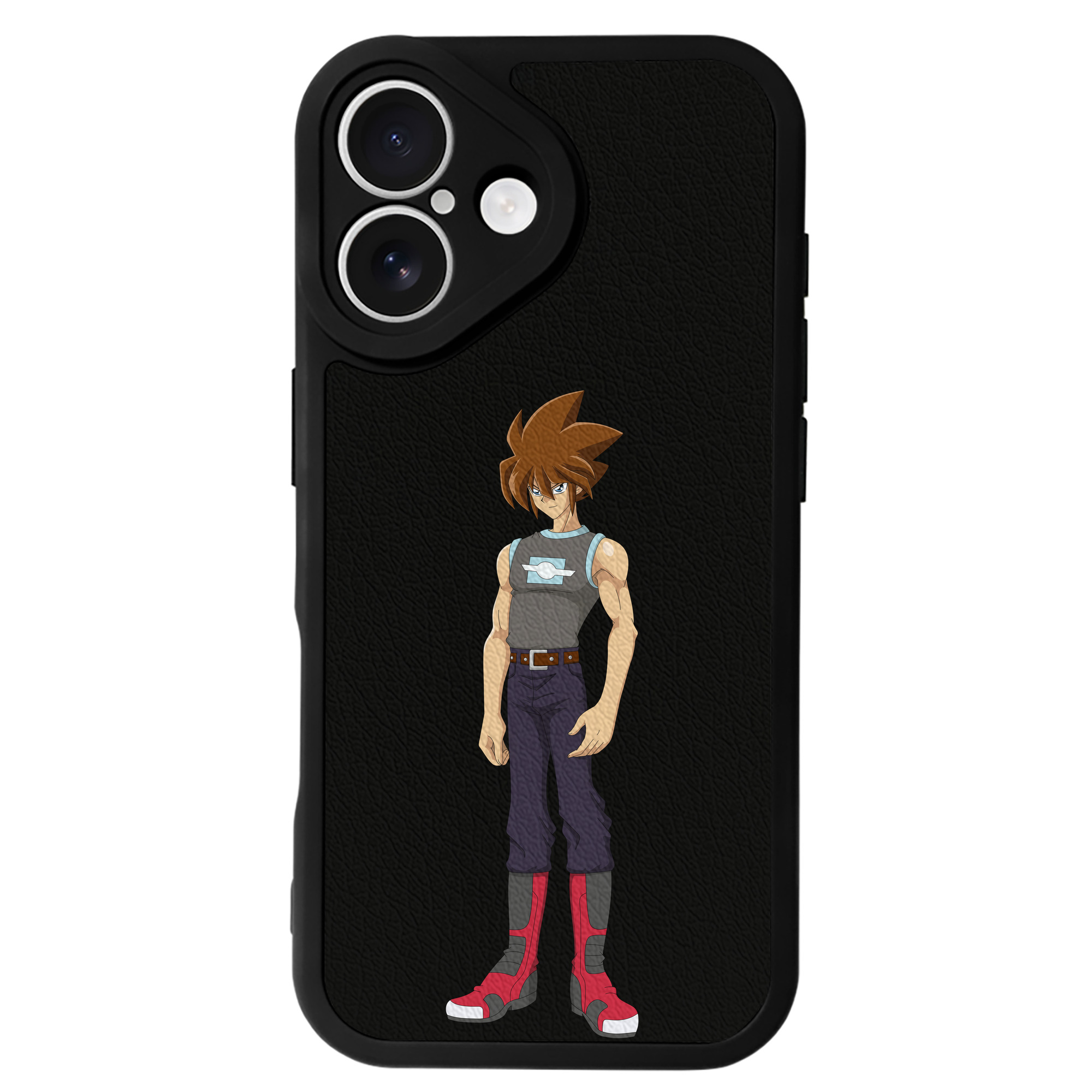 遊☆戯☆王 Yu-Gi-Oh! 【iPhone 16シリーズ対応】シリコンスマホケース（レザー調） 材質：シリコン